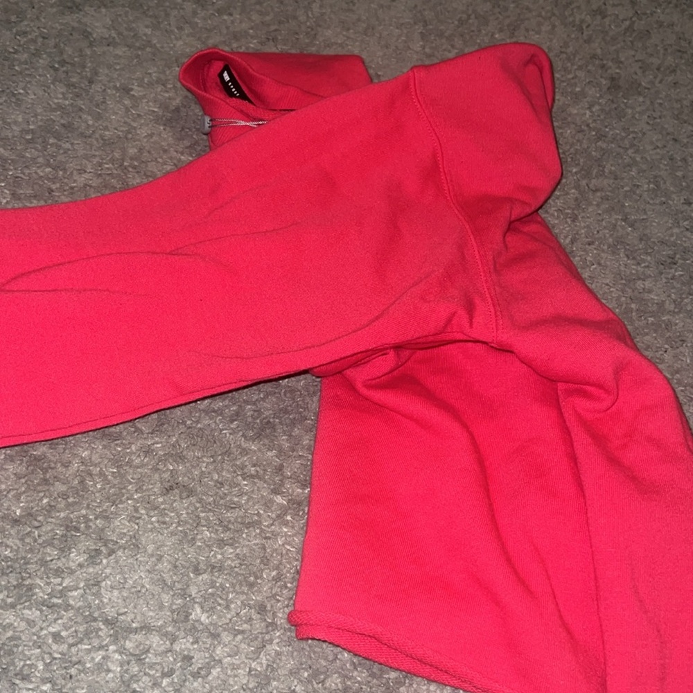 DKNY Hot Pink active shirt top long sleeve sweatshirt top DKNY new with tags - Picture 10 of 11